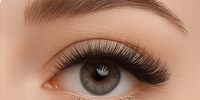 Extensions volume russe, cils fournis et effet glamour sophistiqué